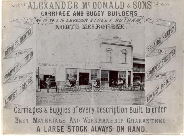 Alexander McDonald's Carriage Building Works