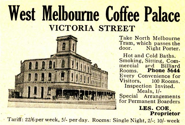 West Melbourne Coffee Palace