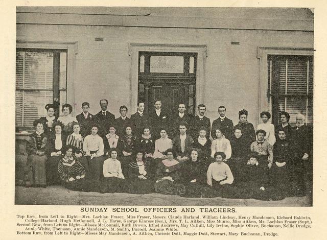 Sunday School officers and teachers