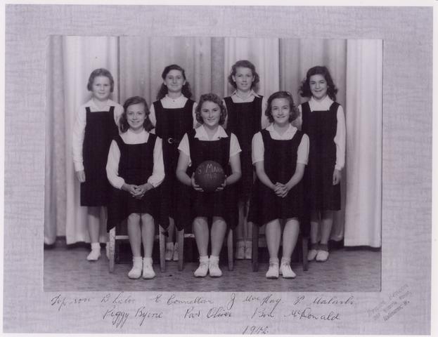 Catholic Church School Basketball Team