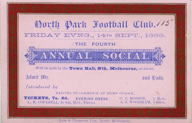 North Park Football Club Annual Social