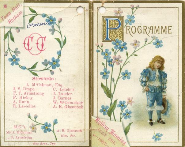Programme Town Hall Hotham