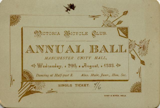 Victoria Bicycle Club Annual Ball