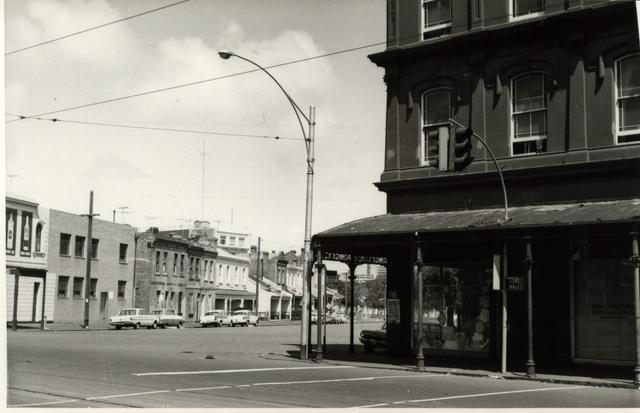Victoria Street South and corner Eades Place, West Melbourne