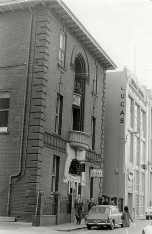 Flinders Lane between Exhibition Street and Spring Street