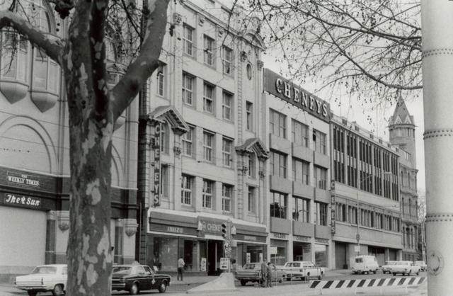 Flinders Street between Exhibition Street and Spring Street