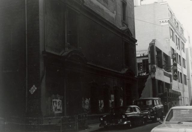Flinders Lane between Exhibition Street and Spring Street