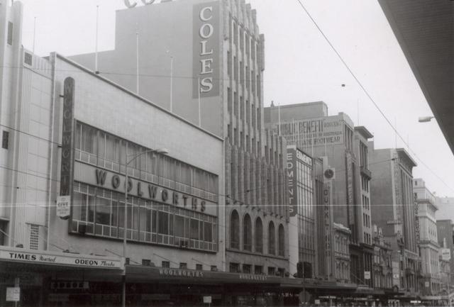 Bourke Street between Swanston Street and Elizabeth Street