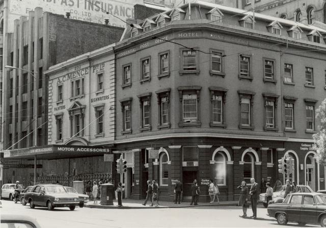 Corner of Elizabeth Street and Little Bourke Street
