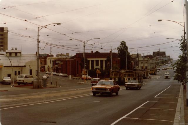 Corner of Therry Street near Swanston Street