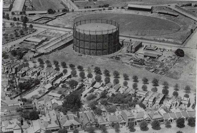 North Melbourne gas holder 