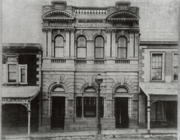 Melbourne Savings Bank, North Melbourne Branch