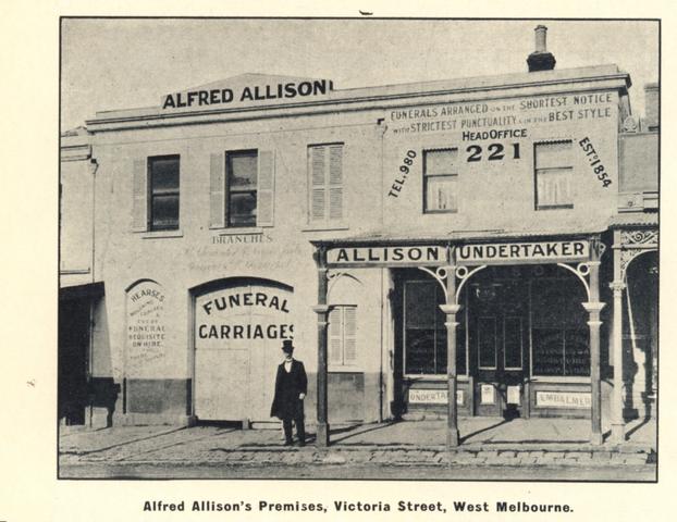 Alfred Allison's premises, Victoria Street, West Melbourne