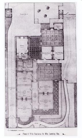 Plan for Villa Residence