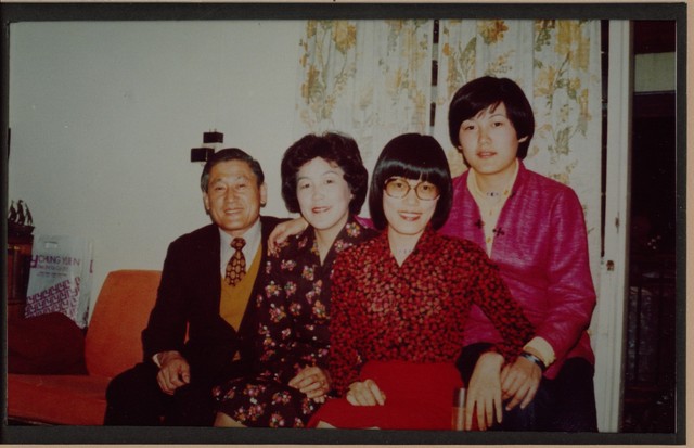 Wang Fang Fun and her family