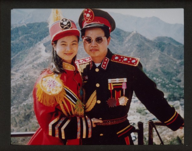 Xue Ping Cai visiting the Great Wall of China
