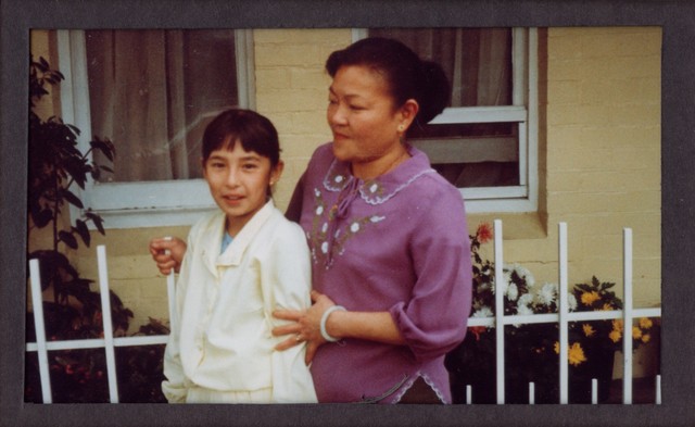 Kym Oliver and her mother