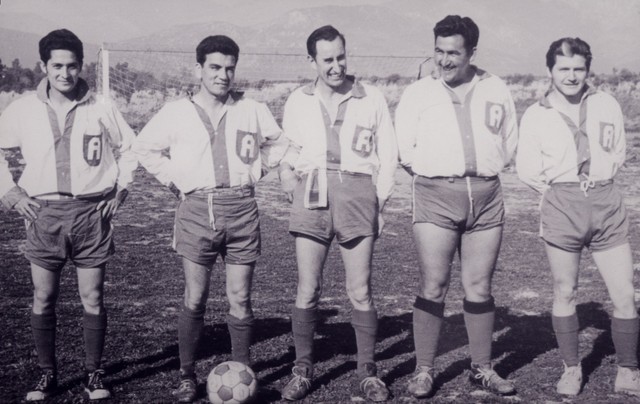 Augustin Vargas and soccer team