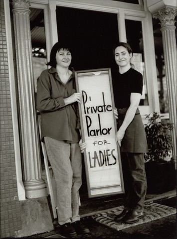 Lyn Pfeiffer and Louise Nugent