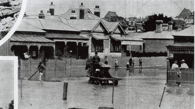 Flooding in Kensington.