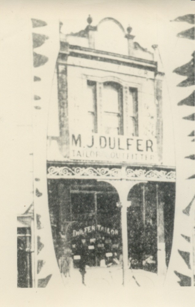 M. J. Dulfer, Tailor