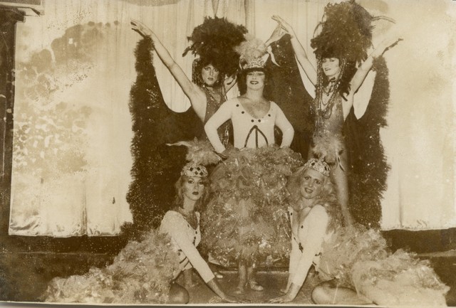 Performers on stage at Trisha's Place, North Melbourne