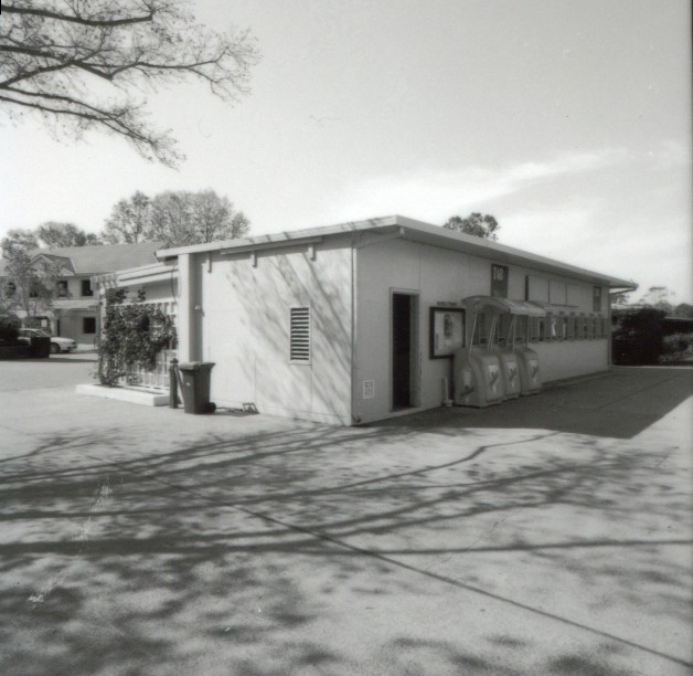 A TAB building at Flemington Racecourse