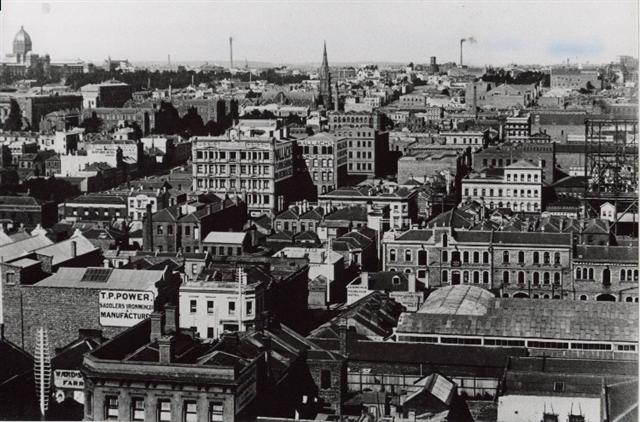 Melbourne from the Post Office