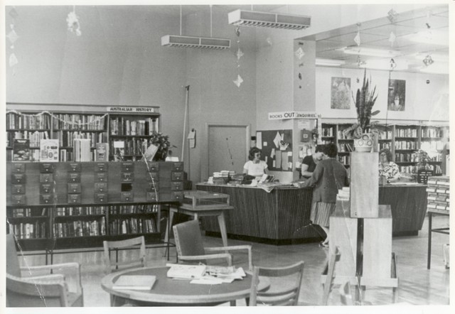 North Melbourne Library Circulation Desk