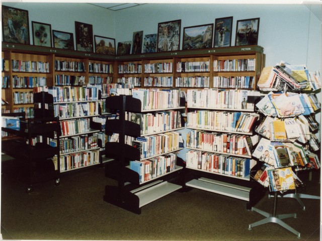 North Melbourne Library Fiction Section
