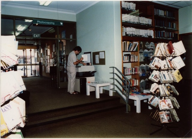 North Melbourne Library Entrance & Photocopier