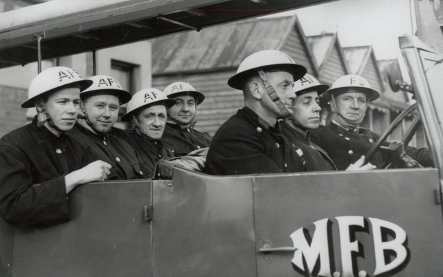 Auxiliary fireman at North Melbourne