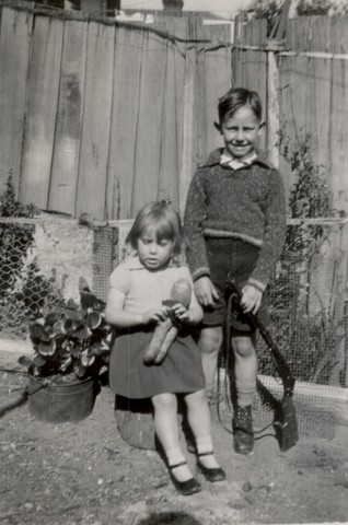 Pat and Keith Hamilton in Dudley Street