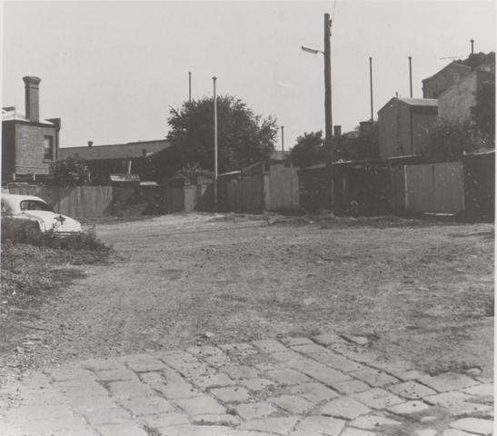 Avis Lane at rear of Bedford Villa