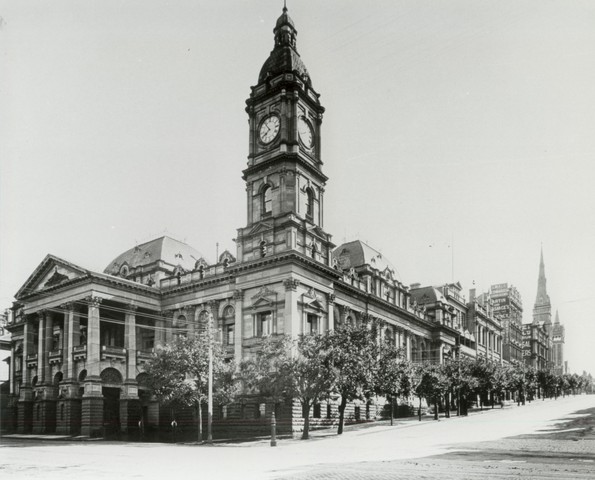 The Melbourne Town Hall 1901