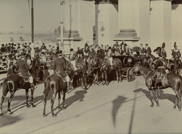 Australian Federation Royal Visit 1901 - Greeting the Duke and Duchess of Cornwall and York