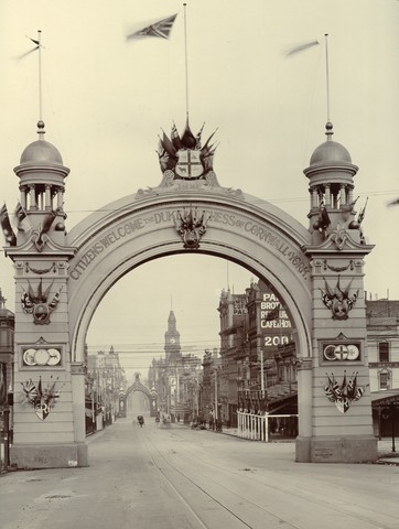 Australian Federation Royal Visit 1901 - The Citizen's Arch