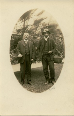 William Leeming and his Chinese gardener