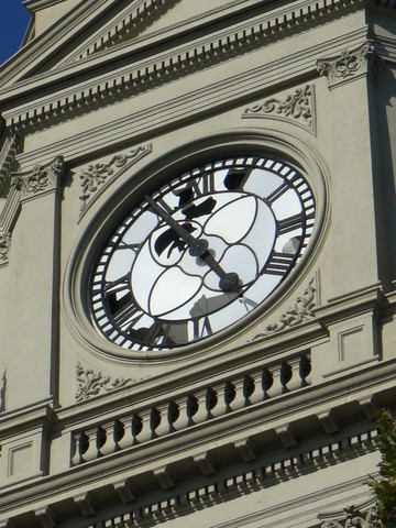 Hail Damaged North Melbourne Town Hall Clock