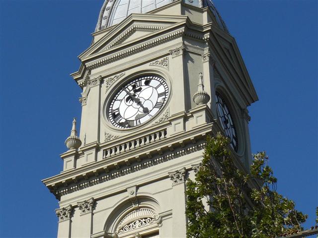 Hail Damaged North Melbourne Town Hall Clock