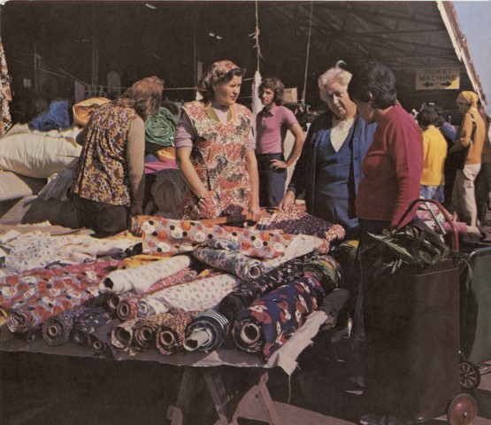 Victoria Market Fabric Stall
