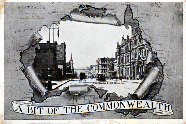 Melbourne Postcard A bit of the Commonwealth