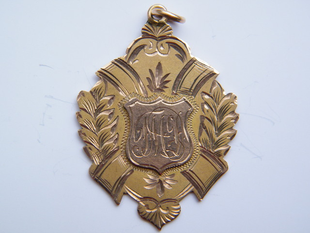 Medal presented to Thomas John McDowall