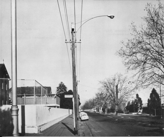 Corner of Curran and Melrose Streets