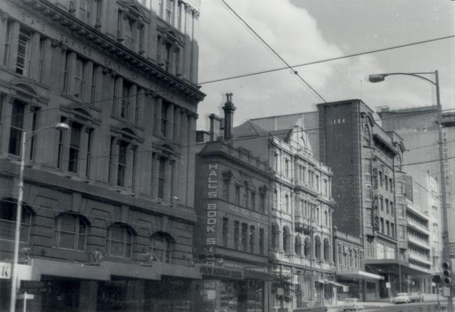 064 past: Bourke Street between Elizabeth and Queen Streets, Melbourne
