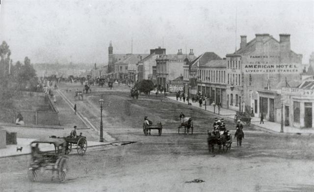 047 past: Swanston Street, Melbourne