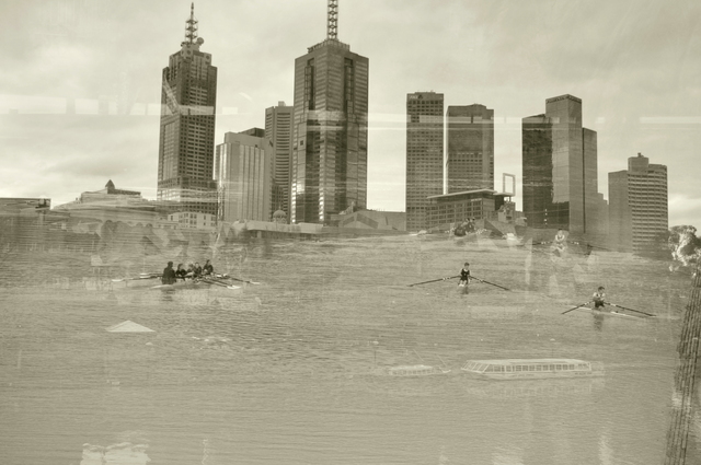 019 present: View from south bank of the Yarra, Melbourne