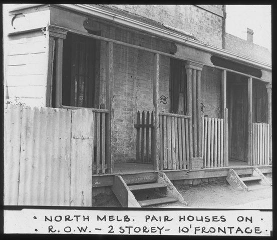 Pair of houses on row, North Melbourne