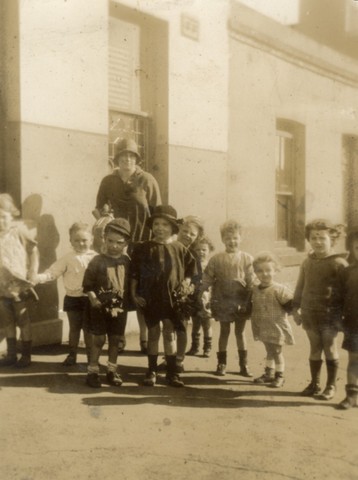 On the way to Kindergarten