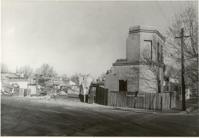Building demolition in Lothian Street
